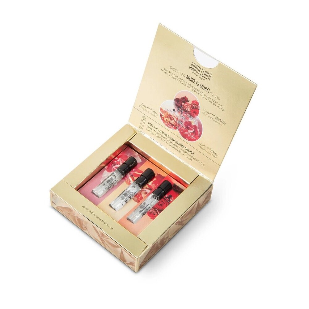 Judith Leiber More Is More Discovery Set 3 Fragrances Trial Size